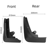 FACIA TESERY Mud Flaps Splash Guards for Model X 2016-Present