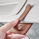 FACIA Multi-Functional Leather Glasses Holder Clip for Tesla Model Y/3/S/X