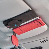FACIA Multi-Functional Leather Glasses Holder Clip for Tesla Model Y/3/S/X