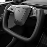 FACIA Open-Bottom Yoke Steering Wheel for Model Y Juniper / Model 3 Highland