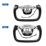 FACIA Open-Bottom Yoke Steering Wheel for Model Y Juniper / Model 3 Highland