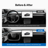 FACIA Open-Bottom Yoke Steering Wheel for Model Y Juniper / Model 3 Highland