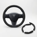 FACIA Premium Alcantara Anti-Slip Steering Wheel Cover for Model Y / Model 3 (3-Piece Set)