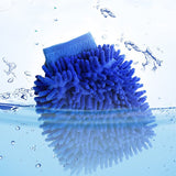 FACIA Premium Chenille Car Wash Gloves (2-Pack) Scratch-Free Super Absorbent 3 Colors