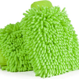 FACIA Premium Chenille Car Wash Gloves (2-Pack) Scratch-Free Super Absorbent 3 Colors