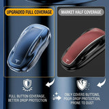 FACIA Premium Metal Key Case for Tesla Model 3/Y/S/X CNC Aluminum and TPU Key Fob Cover