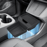 FACIA Premium TPE Lower Center Console Organizer for Model Y Standard