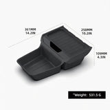 FACIA Premium TPE Lower Center Console Organizer for Model Y Standard