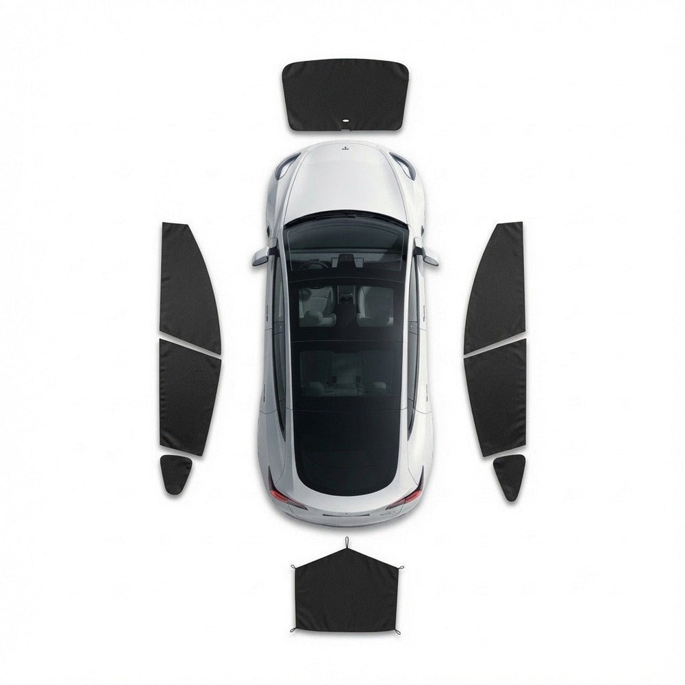 FACIA NovaPads Full Car Privacy Sun Shade Set (8-Piece) for Model Y Juniper