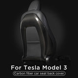 FACIA Back Seat Cover for Model 3 / Y Real Carbon Fiber Interior Mods