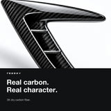 FACIA Real Carbon Fiber Front Intake Air Blades Trim for Model 3 Highland Performance 2024+