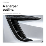 FACIA Real Carbon Fiber Front Intake Air Blades Trim for Model 3 Highland Performance 2024+
