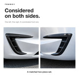 FACIA Real Carbon Fiber Front Intake Air Blades Trim for Model 3 Highland Performance 2024+
