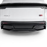 FACIA Real Carbon Fiber Rear Diffuser Bumper Trim for Model Y Juniper