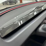 FACIA Real Carbon Fiber Replacement Dashboard Cover for Model 3 Highland / Model Y Juniper / Model YL