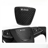 FACIA Real Dry Carbon Fiber Airbag Trim Cover for Model Y Juniper and Model 3 Highland
