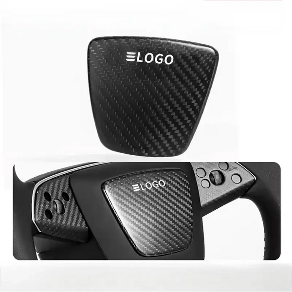 FACIA Real Dry Carbon Fiber Airbag Trim Cover for Model Y Juniper and Model 3 Highland