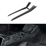 FACIA Real Dry Carbon Fiber Center Console Combo Side Panel and Charging Pad Overlay for Model 3 Highland and New Model Y