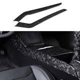 FACIA Real Dry Carbon Fiber Center Console Side Panel Overlays for Model 3 Highland / Model Y Juniper(2 Pieces)