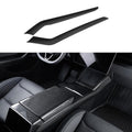 FACIA Real Dry Carbon Fiber Center Console Side Panel Overlays for Model 3 Highland / Model Y Juniper(2 Pieces)