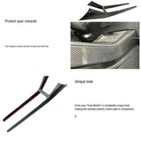 FACIA Real Dry Carbon Fiber Center Console Trim Panel for Model Y 2021-2025.03