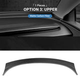 FACIA TESERY Real Dry Carbon Fiber Dashboard Cover Overlay for Model 3 Highland / Model Y Juniper