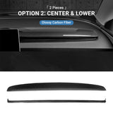 FACIA TESERY Real Dry Carbon Fiber Dashboard Cover Overlay for Model 3 Highland / Model Y Juniper