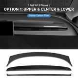 FACIA TESERY Real Dry Carbon Fiber Dashboard Cover Overlay for Model 3 Highland / Model Y Juniper