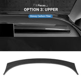 FACIA TESERY Real Dry Carbon Fiber Dashboard Cover Overlay for Model 3 Highland / Model Y Juniper