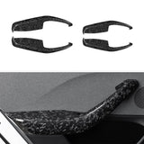 FACIA Real Dry Carbon Fiber Door Armrest Cover Overlays for Model 3 Highland