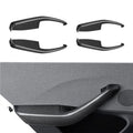 FACIA Real Dry Carbon Fiber Door Armrest Cover Overlays for Model 3 Highland