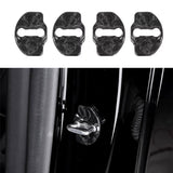 FACIA Real Dry Carbon Fiber Door Lock Cover for Tesla Model 3 and Model Y and Model YL