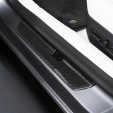 FACIA Real Dry Carbon Fiber Door Sill Strip Cover for Model 3 / Y