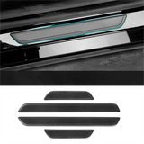 FACIA Real Dry Carbon Fiber Door Sill Strip Cover for Model 3 / Y