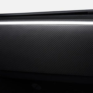 FACIA Real Dry Carbon Fiber Glove Box Cover Overlay for Model Y / 3