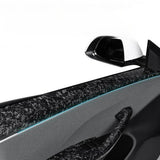 FACIA Real Dry Carbon Fiber Upper Door Trim Panel Overlay for Model 3 Highland / Model Y Juniper