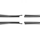 FACIA Real Dry Carbon Fiber Upper Door Trim Panel Overlay for Model 3 Highland / Model Y Juniper