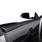 FACIA Real Dry Carbon Fiber Upper Door Trim Panel Overlay for Model 3 Highland / Model Y Juniper