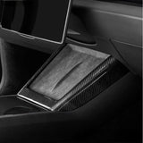 FACIA Real Dry Carbon Fiber Wireless Charging Frame for New Model Y and Model 3 Highland