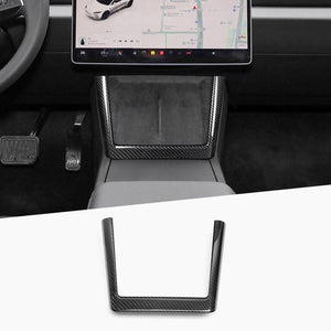 FACIA Real Dry Carbon Fiber Wireless Charging Frame for New Model Y and Model 3 Highland