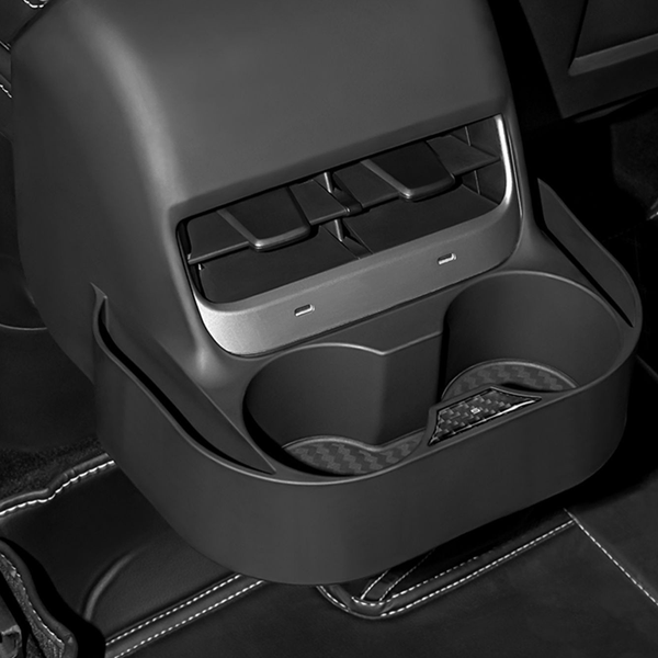 FACIA Rear Air Vent Cup Holder Storage Box For Tesla Model 3/Y