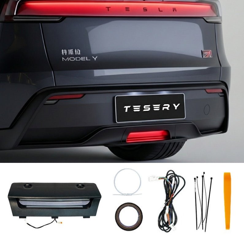 FACIA Rear Diffused Guide Light for Model Y Juniper?High-Visibility Brake and Driving Pilot Light