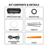 FACIA Rear Diffused Guide Light for Model Y Juniper?High-Visibility Brake and Driving Pilot Light