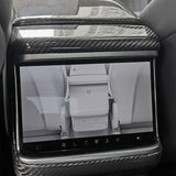 FACIA Rear Screen Air Outlet Frame Dry Carbon Fiber Overlay for Model S/X 2021+