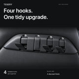 FACIA Rear Seat Back Hooks and Organizer for Tesla Model 3/Y TESERY