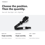 FACIA Rear Seat Belt Assembly for Model Y (1616501-C1-A)