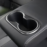 FACIA Rear Seat Water Cup Holder Trim Interior Accessories for Tesla Model 3 / Y
