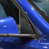 FACIA A-Pillar Accent Overlays for Model Y 2020-2025.03 Mirror Area Self-Adhesive