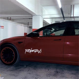 FACIA Reflective Robotaxi Decal Tesla Body and Window Waterproof PVC Sticker