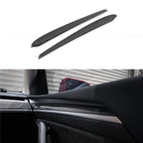 FACIA Repalcement Real Carbon FiberDoor Trim Panel for Model 3/Y